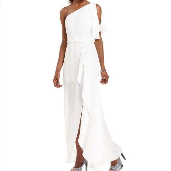 BCBG MAXAZRIA KENDAL Ruffle Dress - Picture 2 of 4